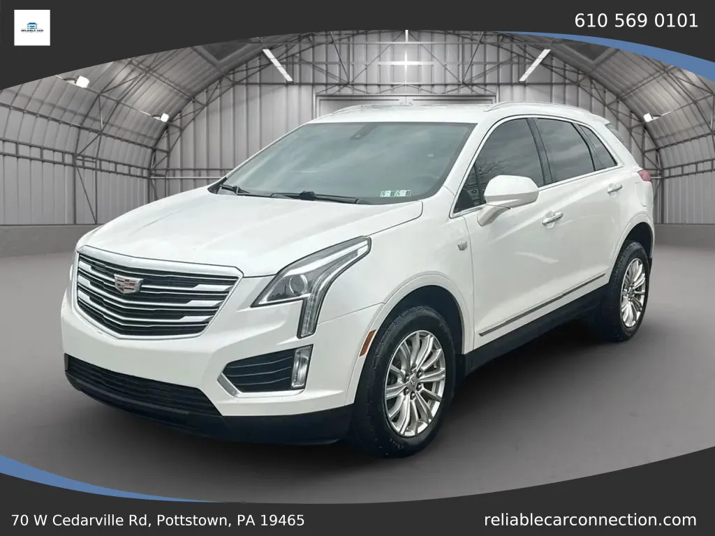 White 2018 Cadillac XT5 Sport Utility 4D for sale in Pottstown, PA