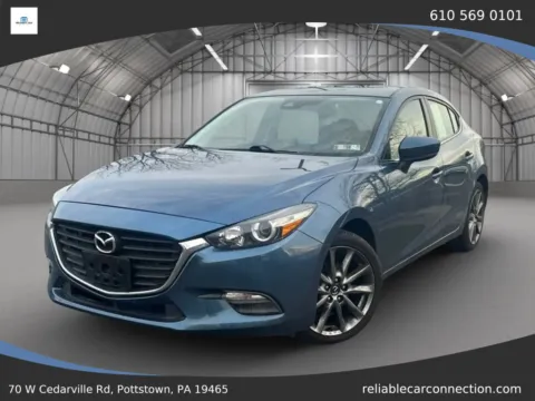 Blue 2018 MAZDA MAZDA3 Touring Sedan 4D for sale in Pottstown, PA