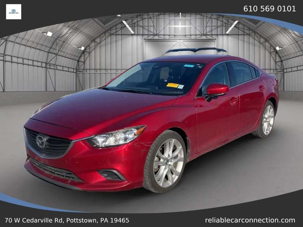Red 2017 MAZDA MAZDA6 Touring (2017.5) Sedan 4D for sale in Pottstown, PA