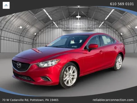 Red 2017 MAZDA MAZDA6 Touring (2017.5) Sedan 4D for sale in Pottstown, PA