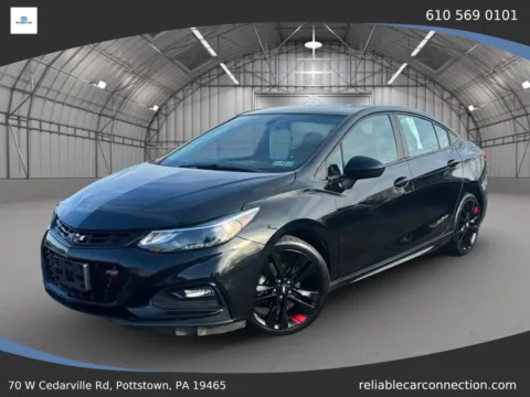 Black 2018 Chevrolet Cruze LT Sedan 4D for sale in Pottstown, PA