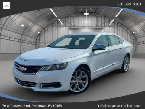 White 2015 Chevrolet Impala LTZ Sedan 4D for sale in Pottstown, PA