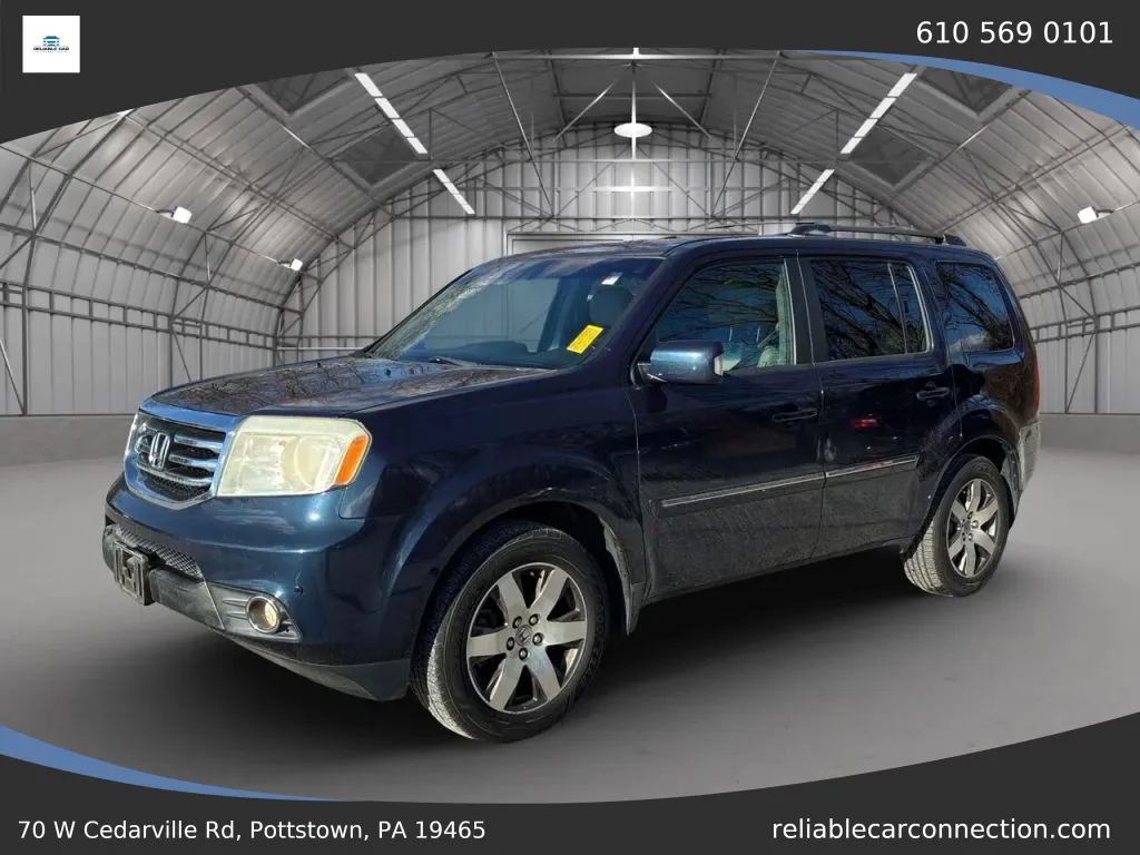 Blue 2012 Honda Pilot Touring Sport Utility 4D for sale in Pottstown, PA