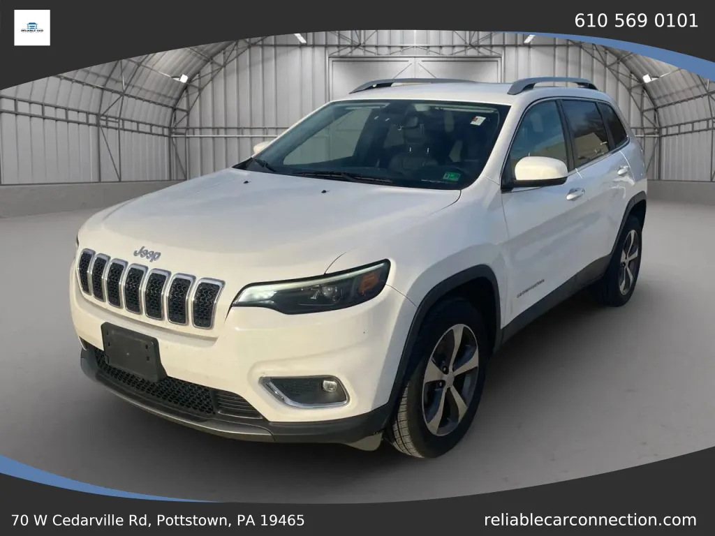 White 2019 Jeep Cherokee Limited Sport Utility 4D for sale in Pottstown, PA
