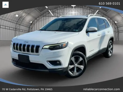 White 2019 Jeep Cherokee Limited Sport Utility 4D for sale in Pottstown, PA