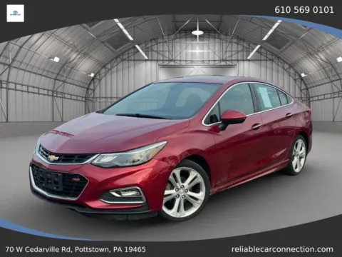 Red 2018 Chevrolet Cruze Premier Sedan 4D for sale in Pottstown, PA