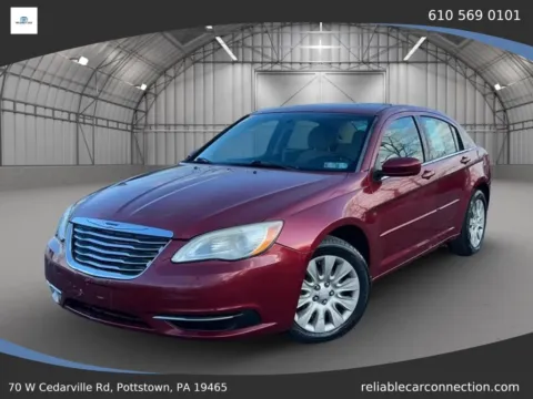 Red 2012 Chrysler 200 LX Sedan 4D for sale in Pottstown, PA