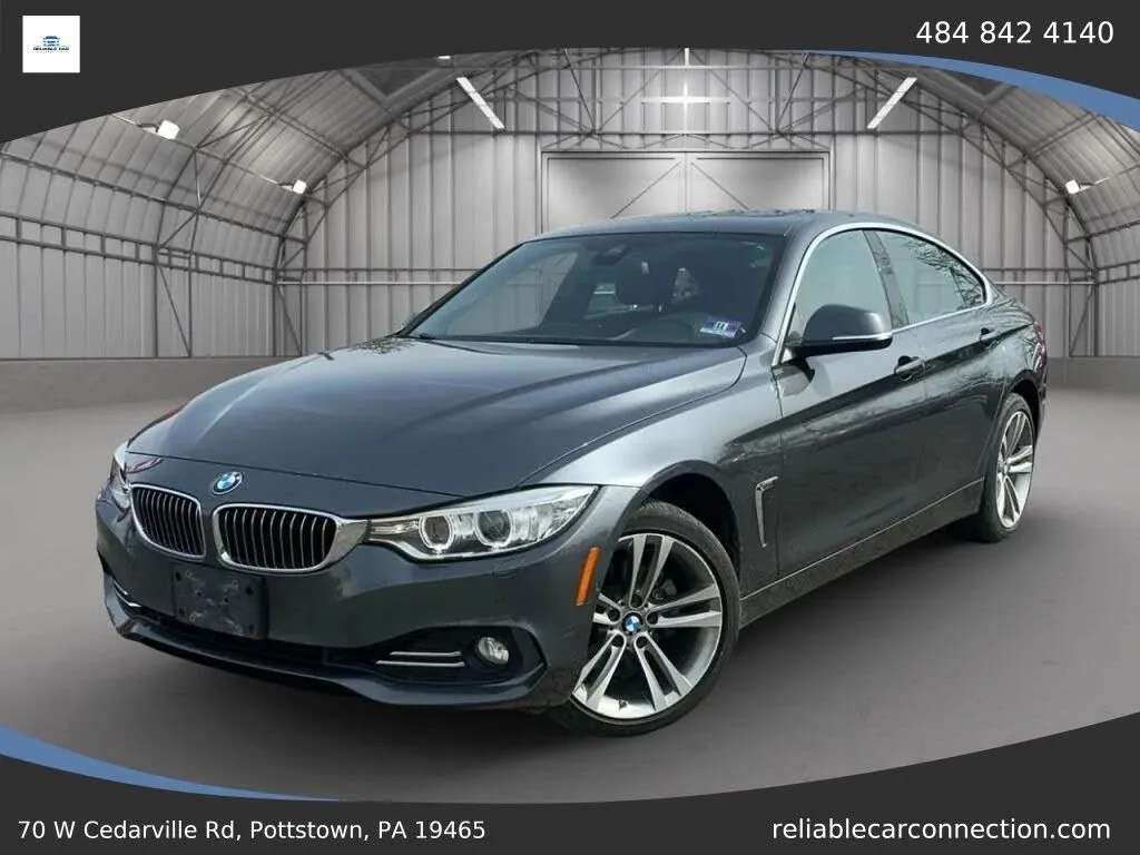 Gray 2016 BMW 4 Series 428i xDrive Gran Coupe for sale in Pottstown, PA