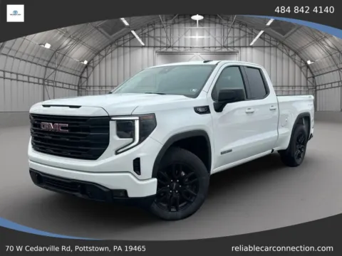 White 2023 GMC Sierra 1500 Double Cab Elevation Pickup 4D 6 1/2 ft for sale in Pottstown, PA