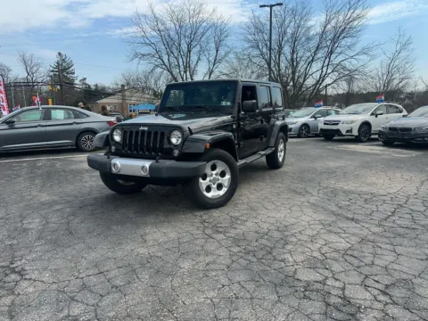 Gray 2015 Jeep Wrangler Unlimited Sahara for sale in Pottstown, PA