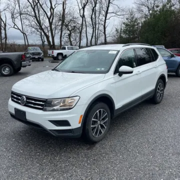 White 2020 Volkswagen Tiguan 2.0T SE for sale in Pottstown, PA