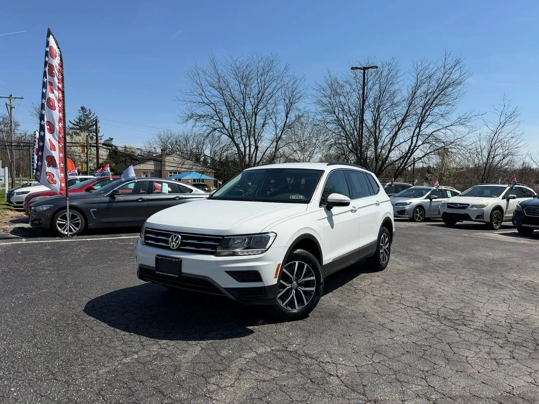 White 2020 Volkswagen Tiguan 2.0T SE for sale in Pottstown, PA