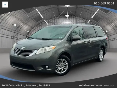 Gray 2013 Toyota Sienna XLE Minivan 4D for sale in Pottstown, PA