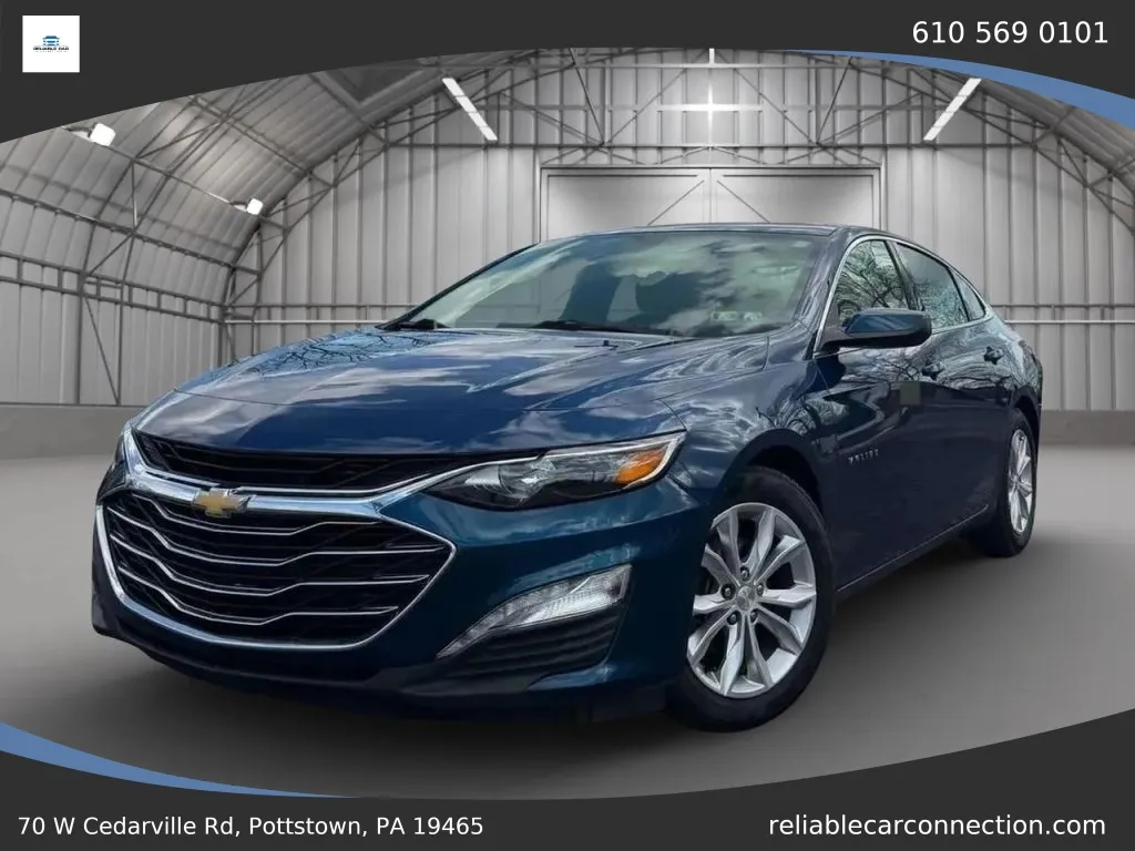 Blue 2019 Chevrolet Malibu LT Sedan 4D for sale in Pottstown, PA