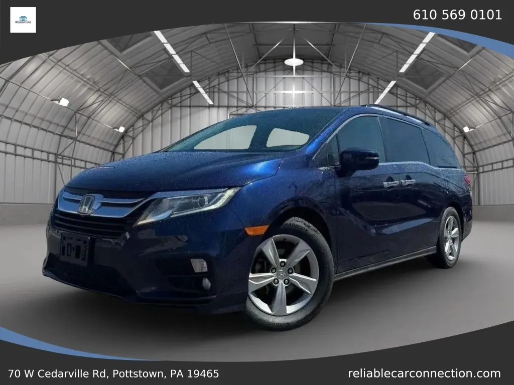 Blue 2018 Honda Odyssey EX-L Minivan 4D for sale in Pottstown, PA