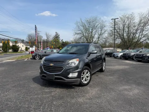 Black 2017 Chevrolet Equinox LT for sale in Pottstown, PA