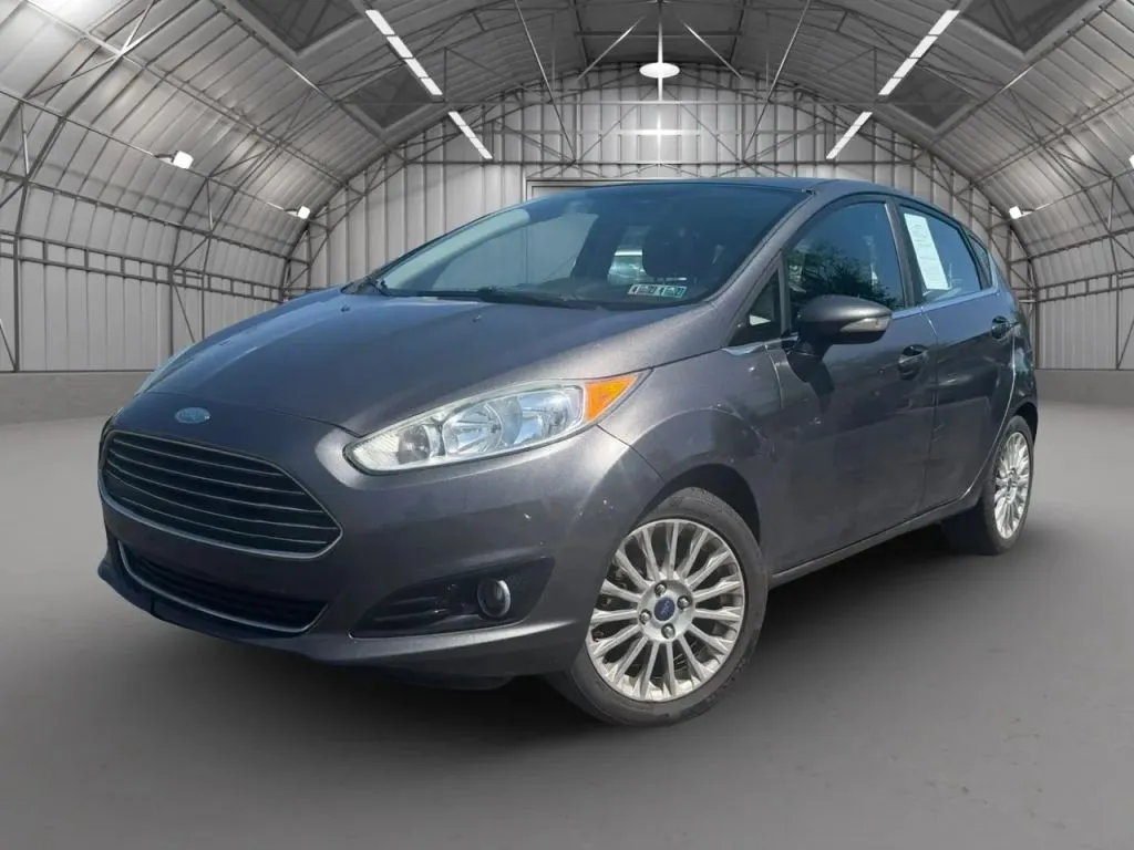 Gray 2015 Ford Fiesta Titanium Hatchback 4D for sale in Pottstown, PA