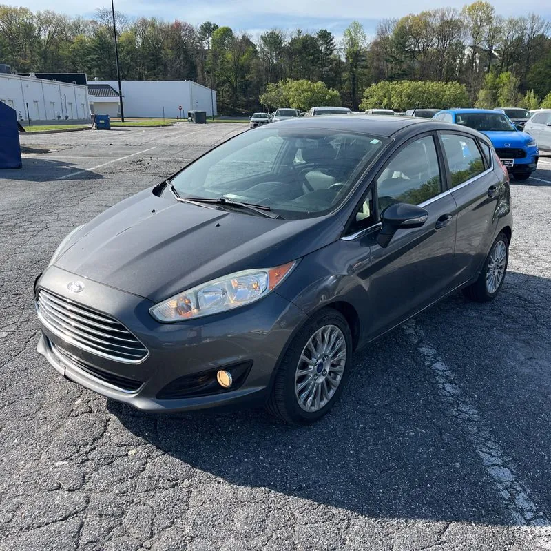 Gray 2015 Ford Fiesta Titanium for sale in Pottstown, PA