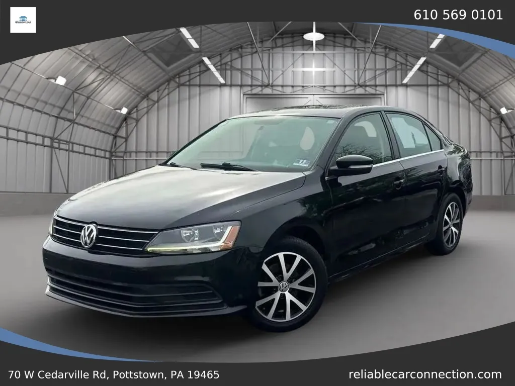 Black 2017 Volkswagen Jetta 1.4T SE Sedan 4D for sale in Pottstown, PA