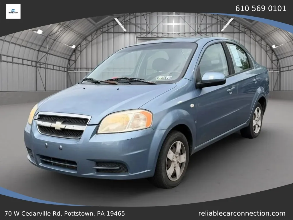 Blue 2007 Chevrolet Aveo LS Sedan 4D for sale in Pottstown, PA
