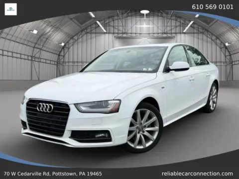White 2014 Audi A4 Premium Sedan 4D for sale in Pottstown, PA