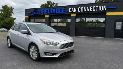 Silver 2018 Ford Focus Titanium Hatchback 4D for sale in Pottstown, PA