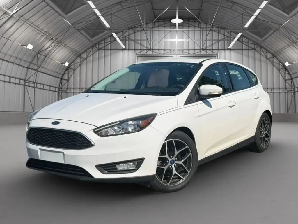 White 2018 Ford Focus SEL Hatchback 4D for sale in Pottstown, PA