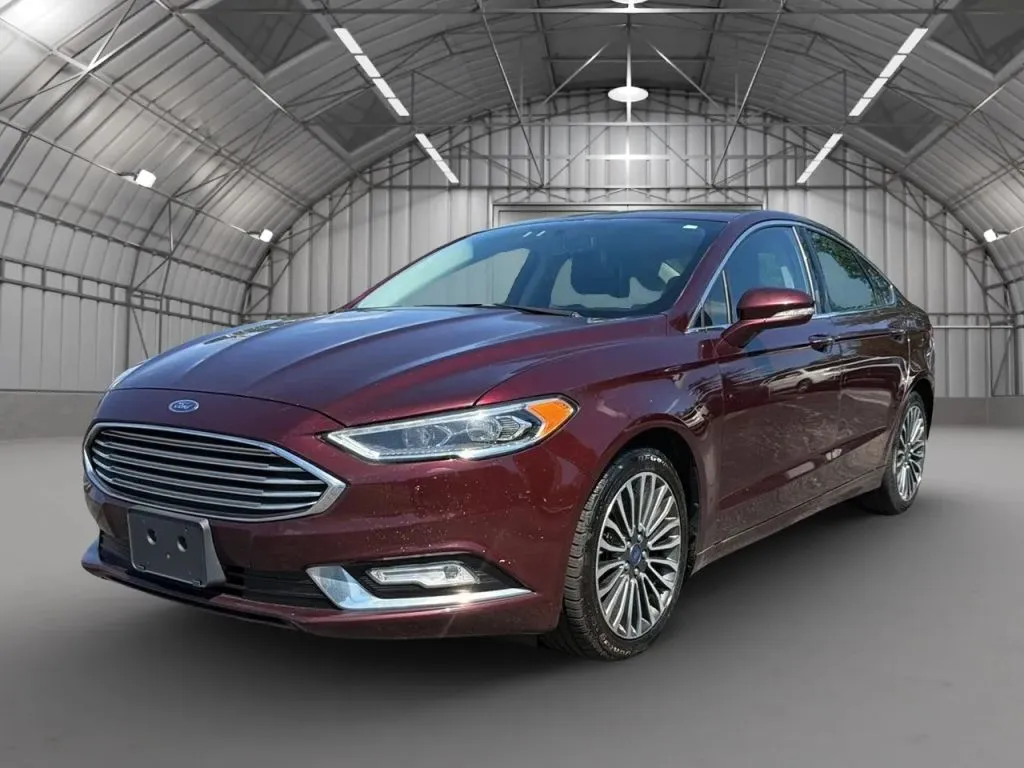 Red 2017 Ford Fusion Titanium Sedan 4D for sale in Pottstown, PA