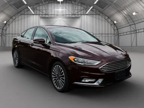 Red 2017 Ford Fusion Titanium Sedan 4D for sale in Pottstown, PA