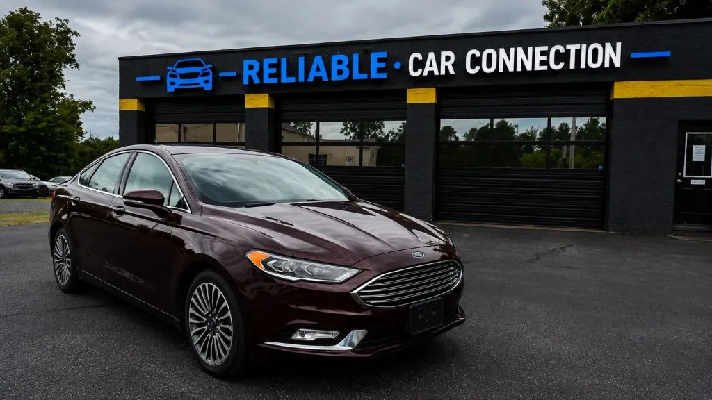 Red 2017 Ford Fusion Titanium Sedan 4D for sale in Pottstown, PA