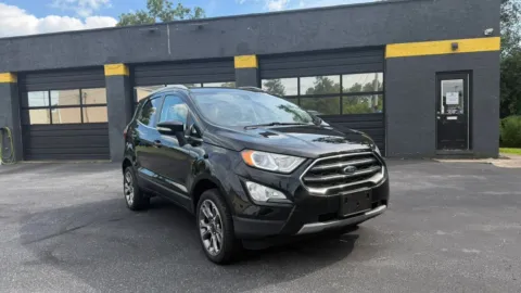 Black 2018 Ford EcoSport Titanium Sport Utility 4D for sale in Pottstown, PA