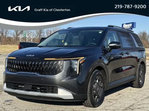 Gray 2026 Kia Carnival Hybrid EX for sale in Burns Harbor, IN