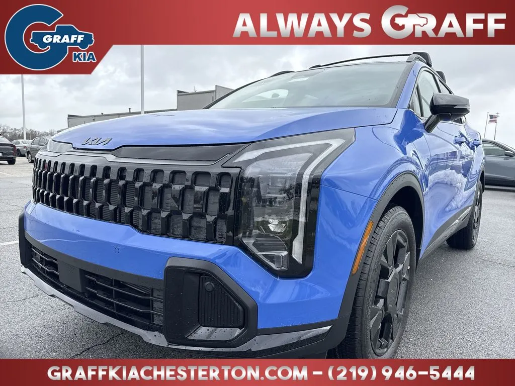 Blue 2026 Kia Sportage X-Line for sale in Burns Harbor, IN