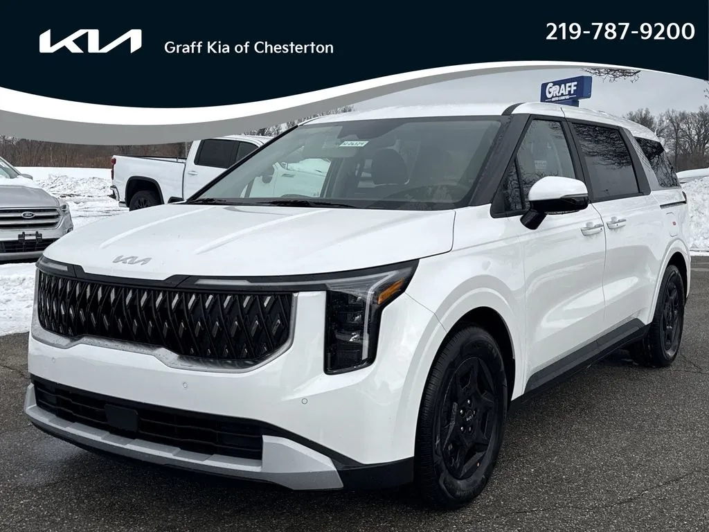 White 2026 Kia Carnival LXS for sale in Burns Harbor, IN