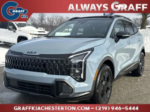 Blue 2026 Kia Sportage Hybrid X-Line for sale in Burns Harbor, IN