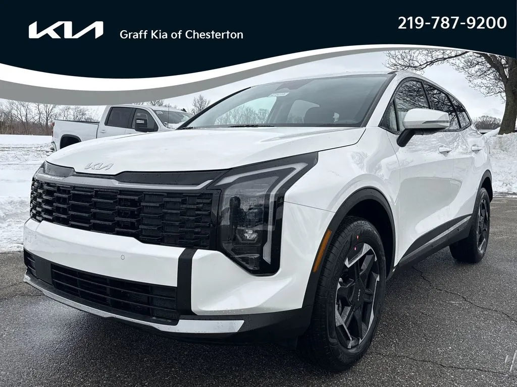 White 2026 Kia Sportage Hybrid S for sale in Burns Harbor, IN