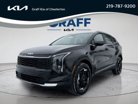 Black 2026 Kia Sportage Hybrid EX for sale in Burns Harbor, IN