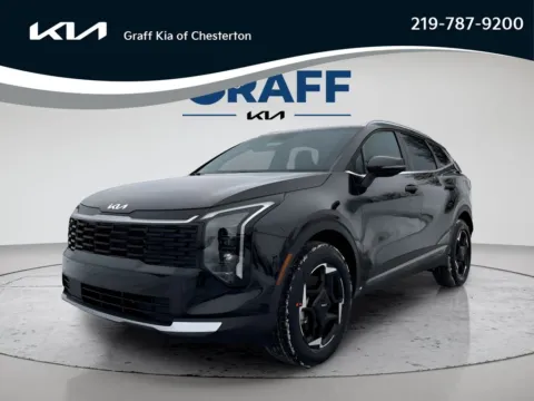 Black 2026 Kia Sportage Hybrid EX for sale in Burns Harbor, IN