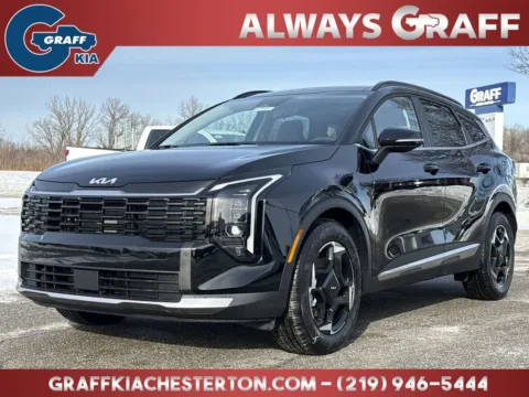 Black 2026 Kia Sportage EX for sale in Burns Harbor, IN