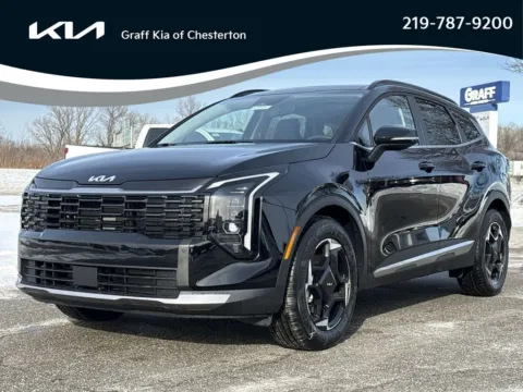 Black 2026 Kia Sportage EX for sale in Burns Harbor, IN