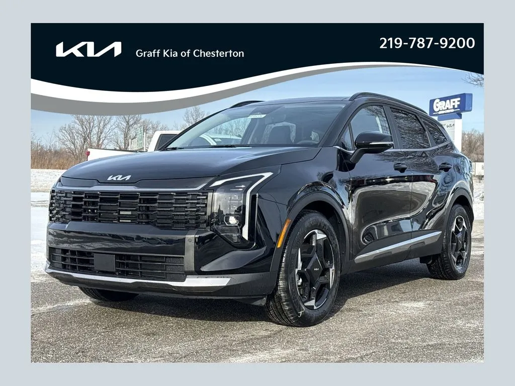 Black 2026 Kia Sportage EX for sale in Burns Harbor, IN