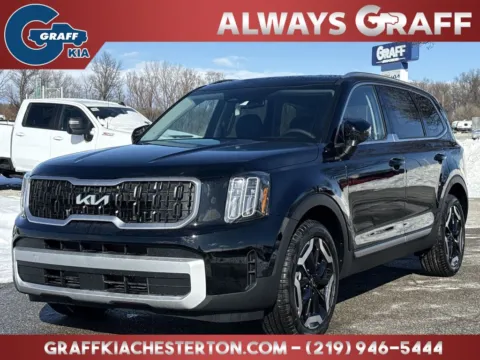 Black 2025 Kia Telluride EX for sale in Burns Harbor, IN