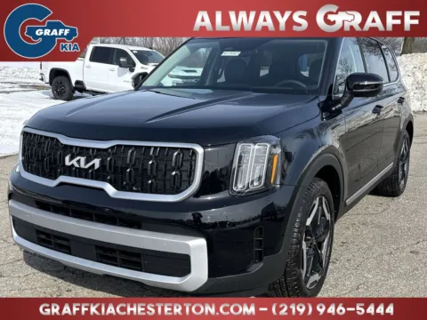 Black 2025 Kia Telluride EX for sale in Burns Harbor, IN