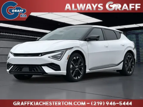White 2025 Kia EV6 GT-Line for sale in Burns Harbor, IN