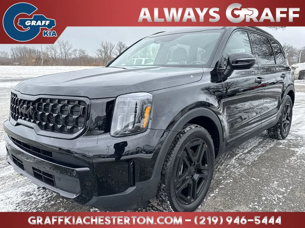 Black 2025 Kia Telluride EX X-Line for sale in Burns Harbor, IN