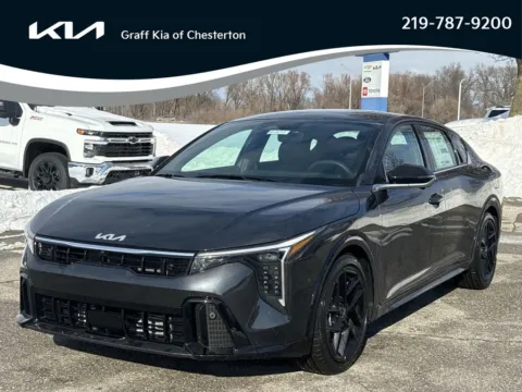 Gray 2026 Kia K4 GT-Line Turbo for sale in Burns Harbor, IN