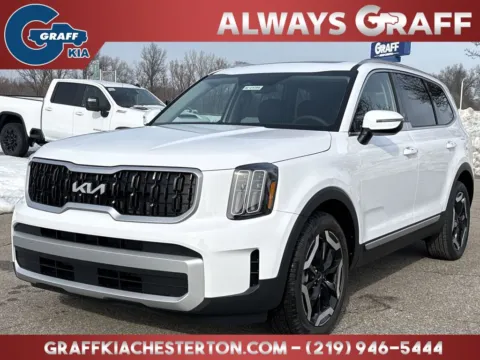White 2025 Kia Telluride EX for sale in Burns Harbor, IN