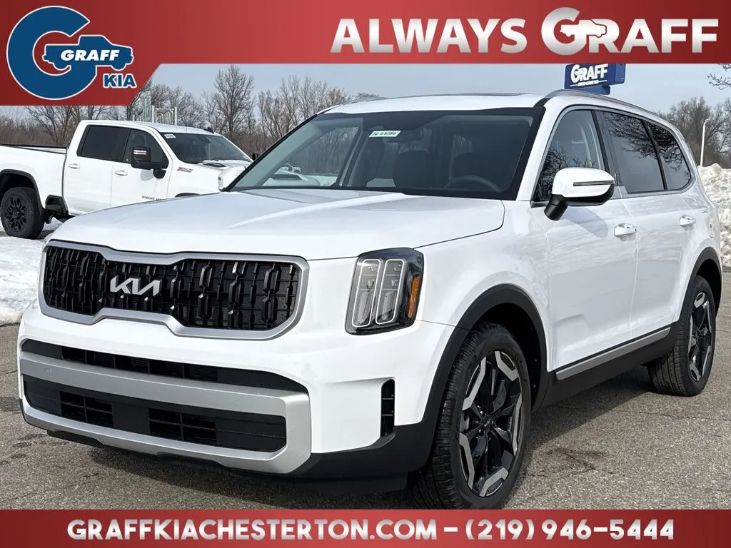 White 2025 Kia Telluride EX for sale in Burns Harbor, IN