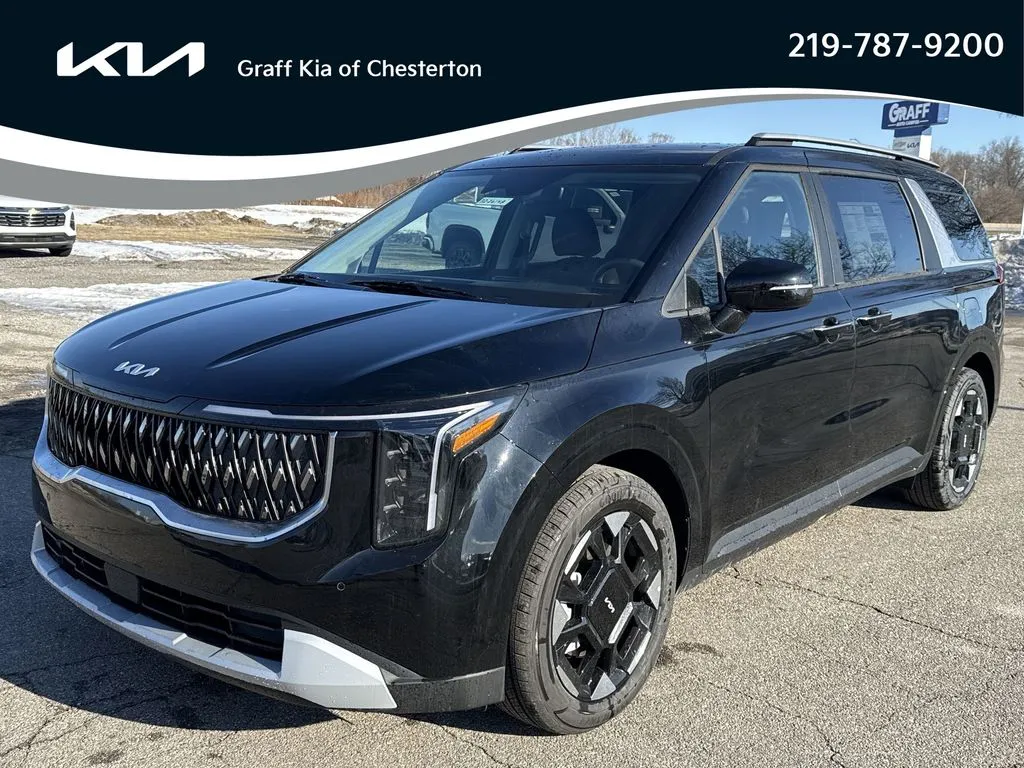 Black 2026 Kia Carnival EX for sale in Burns Harbor, IN