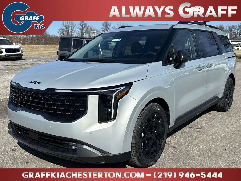 Silver 2026 Kia Carnival SX for sale in Burns Harbor, IN